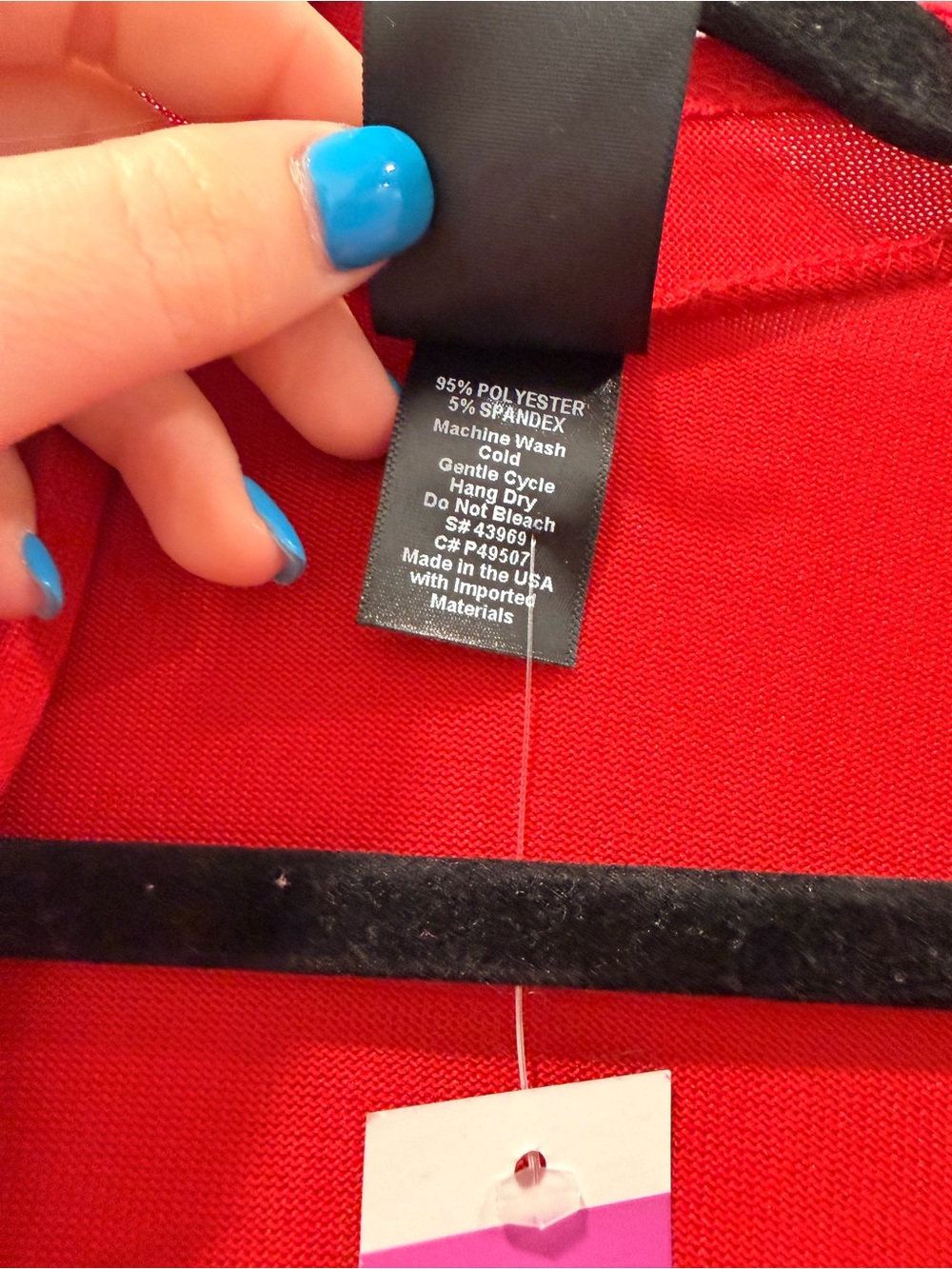 Agnes & Dora Long Open-Front Red Duster Robe - Picture 4 of 6